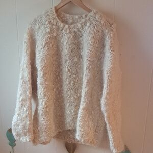 Chunky Cream Knit Sweater